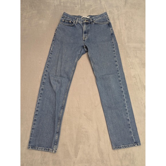 Tommy Hilfiger Denim - Vintage Tommy Hilfiger Jeans Juniors 5 Blue High‎ Rise Straight 100% Cotton Y2K